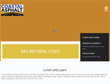 Tablet Screenshot of coastalasphalt.com